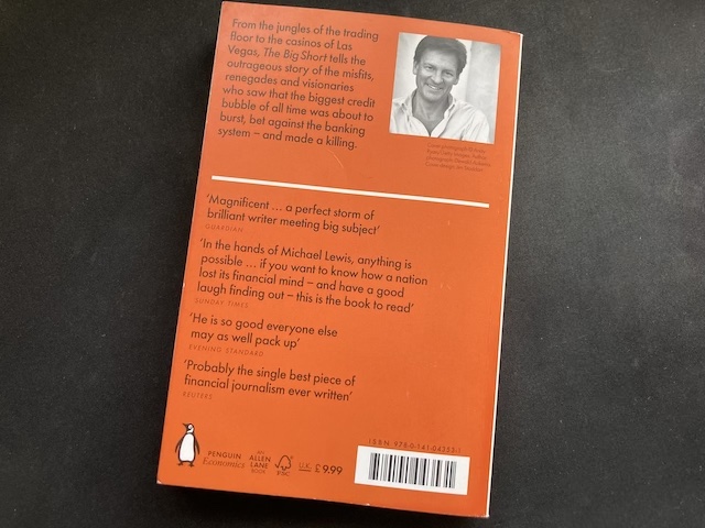 back cover of the big short